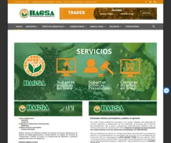 Bagsa.com.ni(Bolsa Agropecuaria de Nicaragua) Screenshot