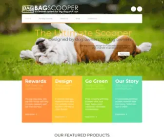 Bagscooper.com(Home Custom Poop Scooping Bags) Screenshot