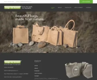 Bagsgogreen.com(Bags Go Green) Screenshot