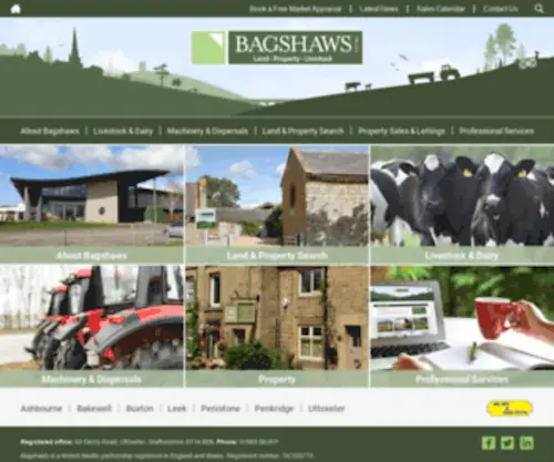 Bagshaws.com(Land, property & livestock) Screenshot
