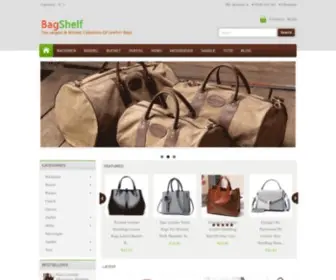 Bagshelf.com(Find your perfect affordable leather bags at) Screenshot