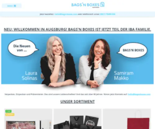 Bagsnboxes.de(BAGS'N BOXES) Screenshot