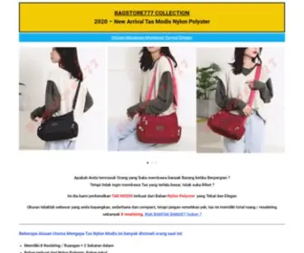 Bagstore777.com(Tas Selempang Nylon Modis) Screenshot