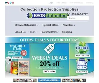 Bagsunlimited.com(Bags Unlimited Inc) Screenshot