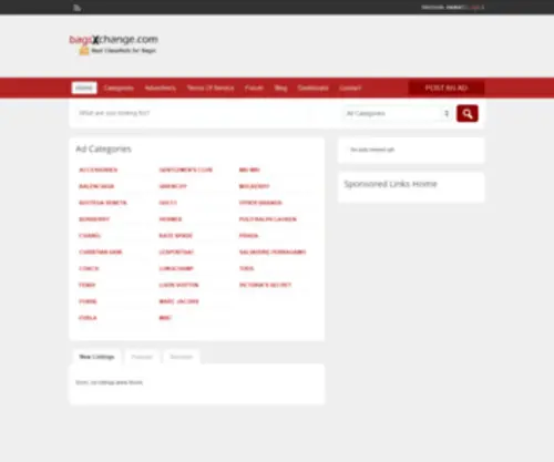 BagsXchange.com(Second Hand Bags) Screenshot