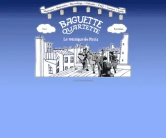 Baguettequartette.org(Baguette Quartette) Screenshot