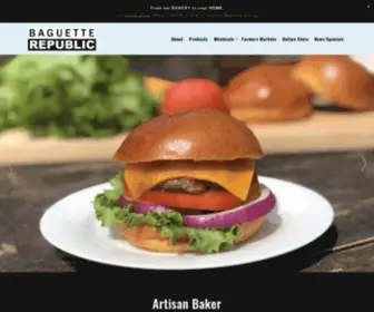 Baguetterepublic.com(Baguette Republic in Sterling) Screenshot