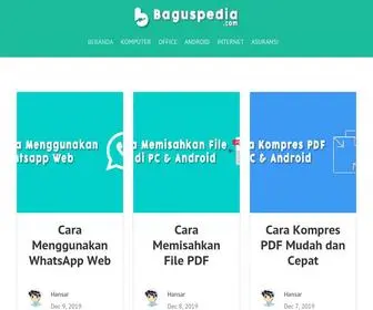 Baguspedia.com Screenshot