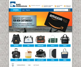 Bagwarehouse.com(Custom Promotional Tote Bags) Screenshot