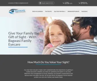 Bagwasifamilyeyecare.com(Caring Optometrist In O'Fallon) Screenshot