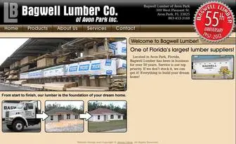 Bagwell-Lumber.com(Bagwell Lumber of Avon Park Inc) Screenshot