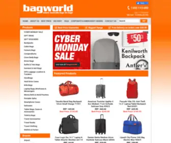 Bagworld.com.au(Where Australia buys its bags) Screenshot