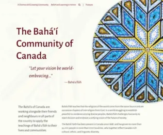 Bahai.ca(The) Screenshot