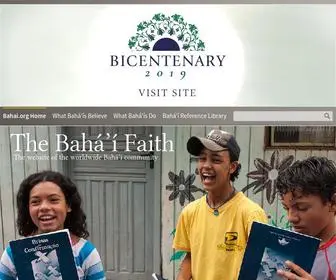 Bahai.org(The Baháʼí Faith) Screenshot