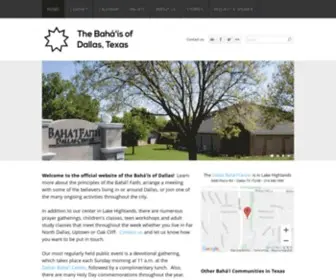 Bahaisofdallas.org(The Bahá'ís of Dallas) Screenshot