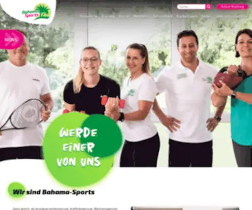 Bahama-Sports.de(Deine Fitnessstudios in Osnabrück und Oldenburg) Screenshot