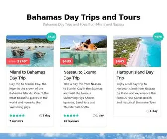 Bahamasairtours.com(Bahamas Day Tours by Plane to the Swimming Pigs from Miami & Nassau) Screenshot