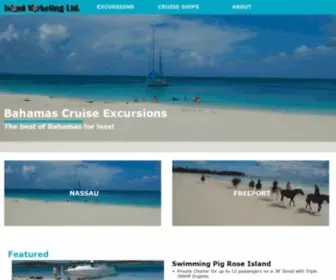 Bahamascruiseexcursions.com(Bahamas Cruise Excursions and Shore Tours in Nassau Freeport) Screenshot