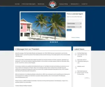 Bahamasrealestateassociation.com(The Bahamas Real Estate Association) Screenshot