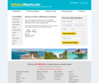Bahamasresorts.com Screenshot