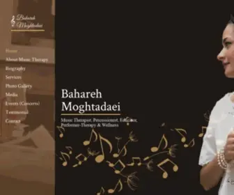 Baharehmt.com(Bahareh Moghtadaei) Screenshot