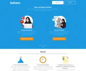 Bahaso.com(Belajar Bahasa dengan Mudah dan Cepat) Screenshot
