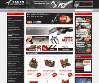 Bahco-WerkZeuge.de(Bahco WerkZeuge) Screenshot