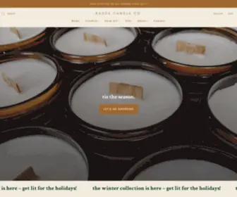 Bahdecandle.com(Candle Co) Screenshot