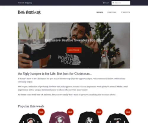 Bahhumbug.co.uk(Bah Humbug) Screenshot