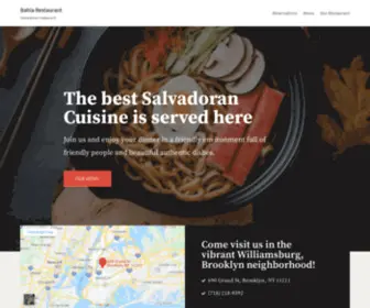 Bahia-Restaurant.com(Bahia Restaurant) Screenshot