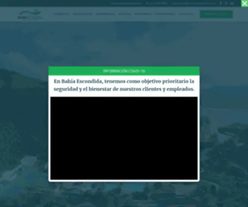 Bahiaescondida.com(Bahía Escondida) Screenshot