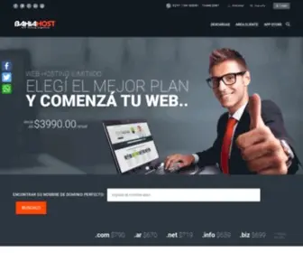 Bahiahost.com.ar(BahiaHost streaming Argentina Web Hosting Bahía Blanca) Screenshot