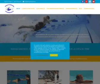 Bahiamadrid.es(Escuela de natación y piscina en el centro de Madrid) Screenshot