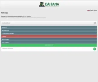 Bahiana.edu.br(TransferÃªncia externa medicina) Screenshot
