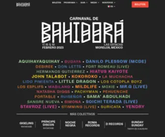 Bahidora.com(Bahidorá) Screenshot