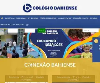 Bahiense.g12.br(Site Oficial do Colégio Bahiense) Screenshot