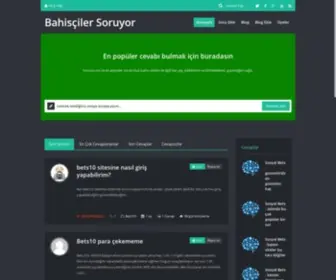 Bahiscilersoruyor.com(Bahisçiler Soruyor) Screenshot