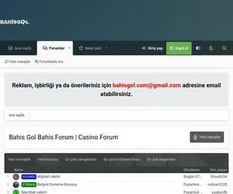Bahisgol.com(Bahis Gol Bahis Forum) Screenshot
