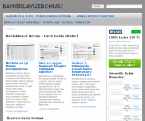 Bahiskilavuzbonus.com(Bahiskilavuzbonus) Screenshot