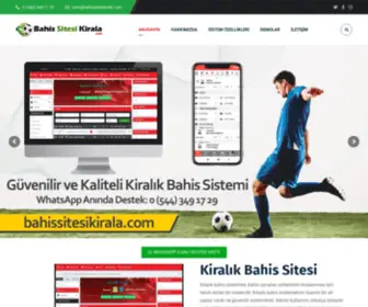 Bahissitesikirala.com(Kiralık Bahis Sitesi) Screenshot