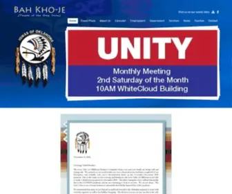 Bahkhoje.com(Iowa Tribe Of Oklahoma) Screenshot