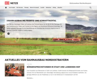 Bahnausbau-Nordostbayern.de(Bahnausbau Nordostbayern) Screenshot