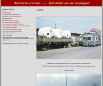Bahnbilder-Von-Max.ch(Bahnbilder von Max   ) Screenshot