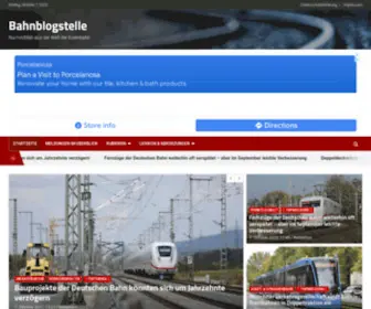 Bahnblogstelle.com(Startseite) Screenshot
