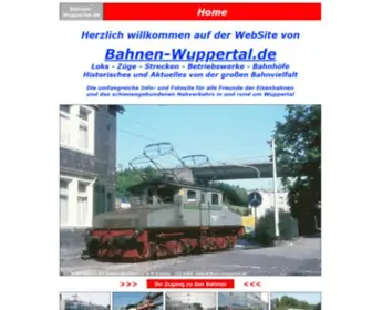 Bahnen-Wuppertal.de(Bahnen Wuppertal) Screenshot