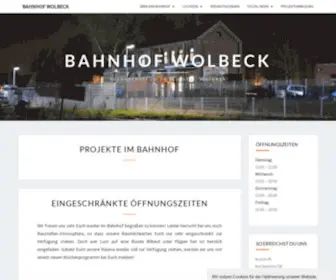 Bahnhof-Wolbeck.de(Jugendzentrum Bahnhof Wolbeck) Screenshot