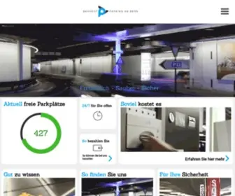 Bahnhofparking.ch(Bahnhof Parking AG Bern) Screenshot