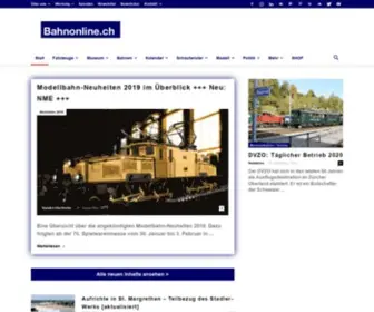 Bahnonline.ch(Schweizer Bahn) Screenshot