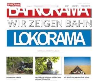 Bahnorama.com(Wir zeigen Bahn) Screenshot