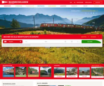 Bahnreiseladen.de(Der Spezialist für Alle Bahntickets & Bahnrundreisen) Screenshot